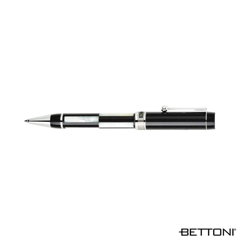 Ballpoint Pen Brass Mother-of-Pearl Onyx Inlay - 5.6 in - product view 4