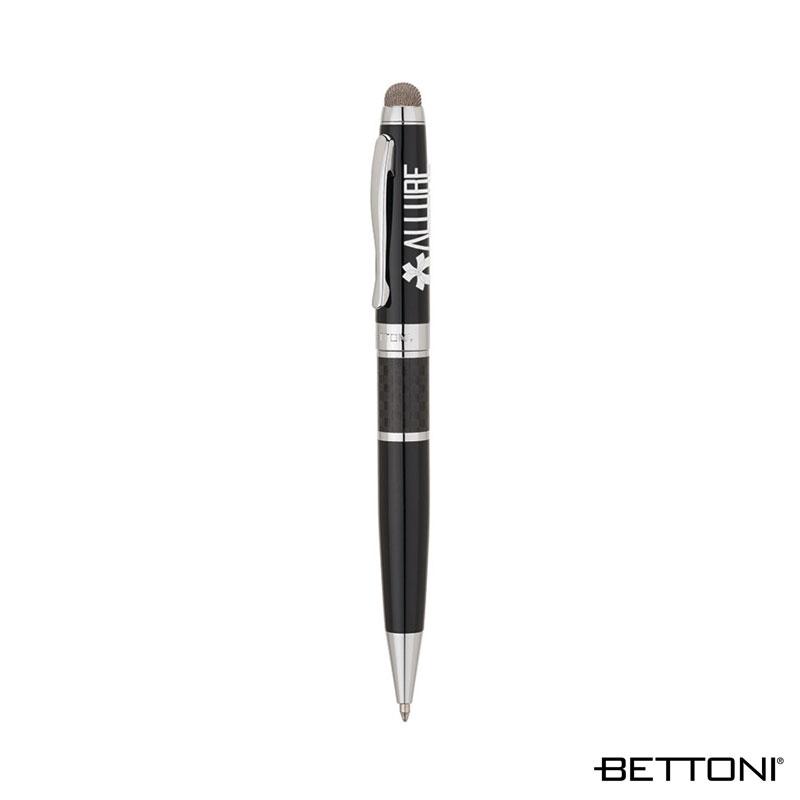 Ballpoint Pen Carbon Fiber Stylus Chrome Trim - 5.63 in - product view 4
