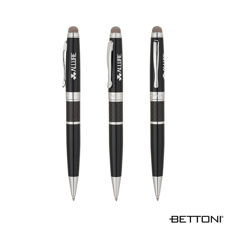 Ballpoint Pen Carbon Fiber Stylus Chrome Trim - 5.63 in - product view 6