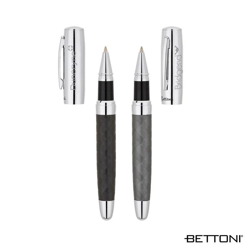 Rollerball Pen Woven Barrel Design Chrome Accents - 5.25 in - product view 6
