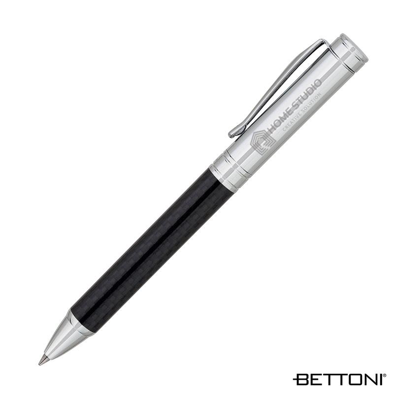 Ballpoint Pen Carbon Fiber Barrel Brass Cap - 5.25 in