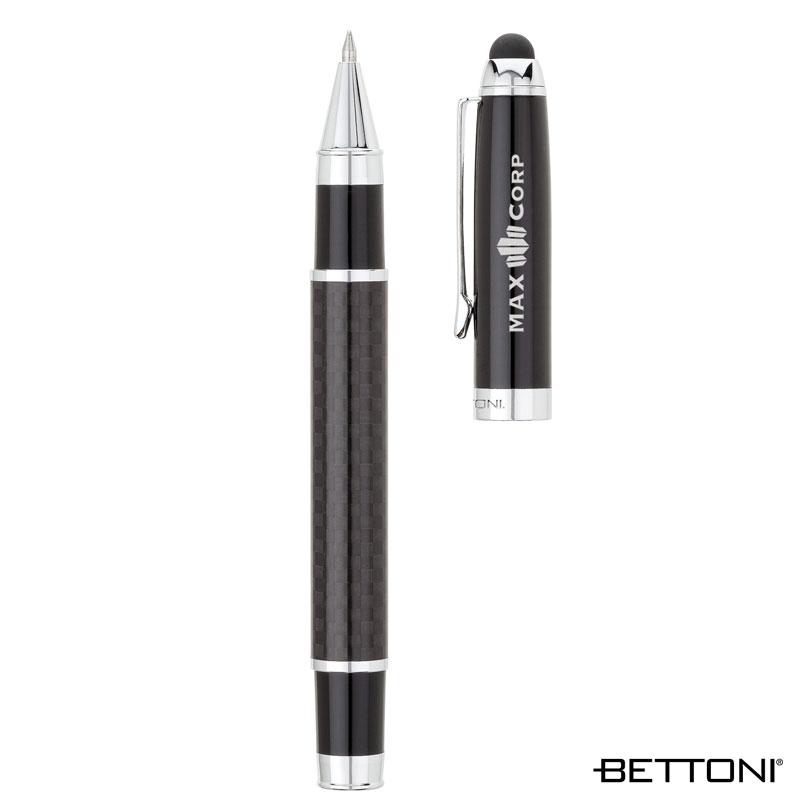 Rollerball Pen Carbon Fiber Stylus Chrome Trim - 5.63 in - product view 5