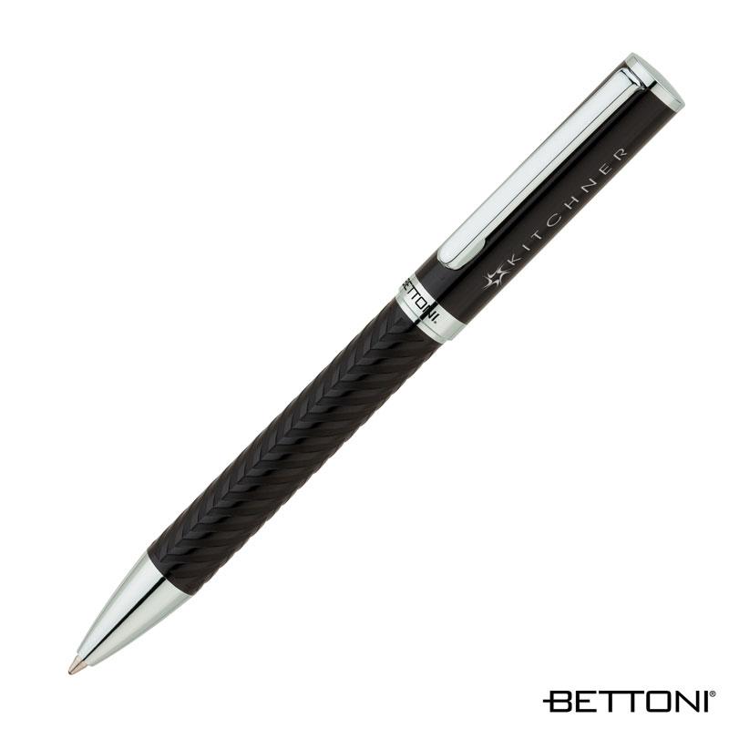Bettoni Varese Ballpoint Pen Brass Textured Grip
