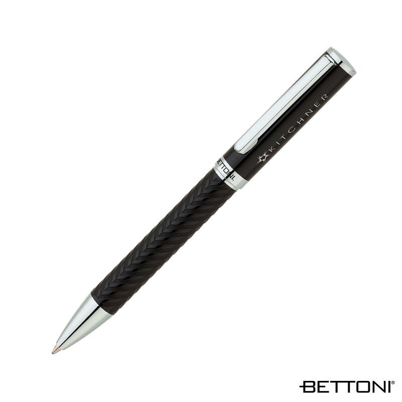Bettoni Varese Ballpoint Pen Brass Textured Grip - product view 4