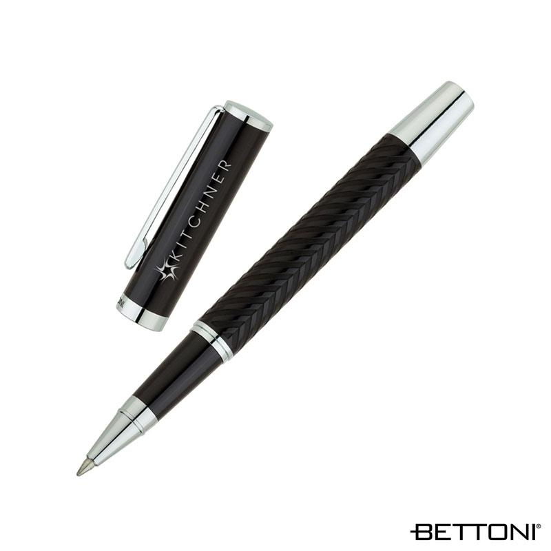 Bettoni Varese Rollerball Pen Brass Textured Grip - product view 4