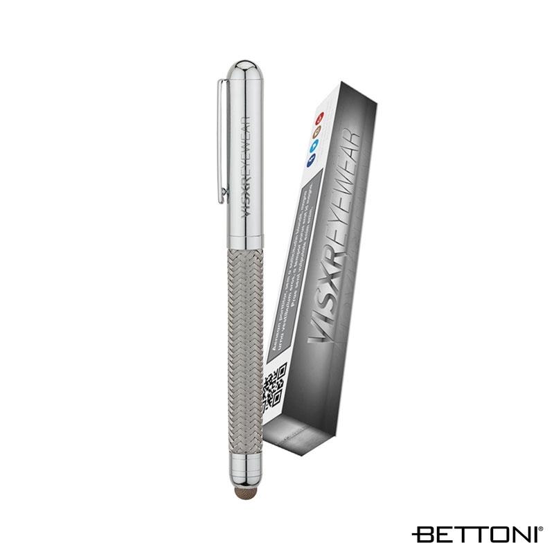 Bettoni Fasciare Rollerball Stylus Pen Woven Steel - product view 2