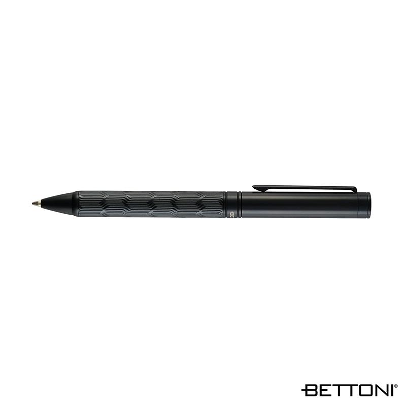 Ballpoint Pen Art Deco Brass Twist Action - 5.4 in - product view 2