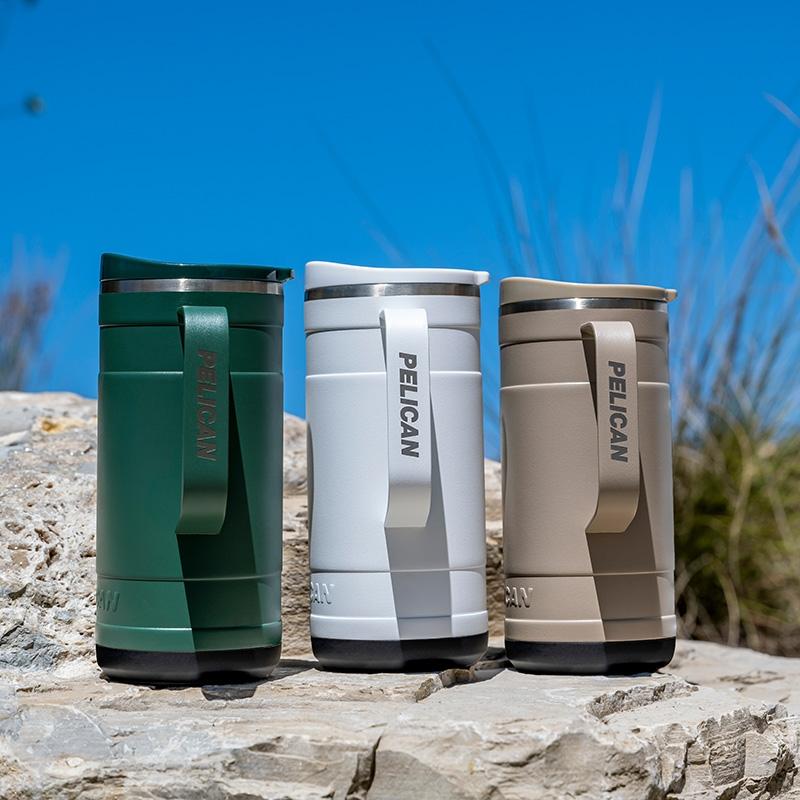 Pelican Ridge Travel Mug Recycled Steel Silicone Base - 18 oz - product view 18