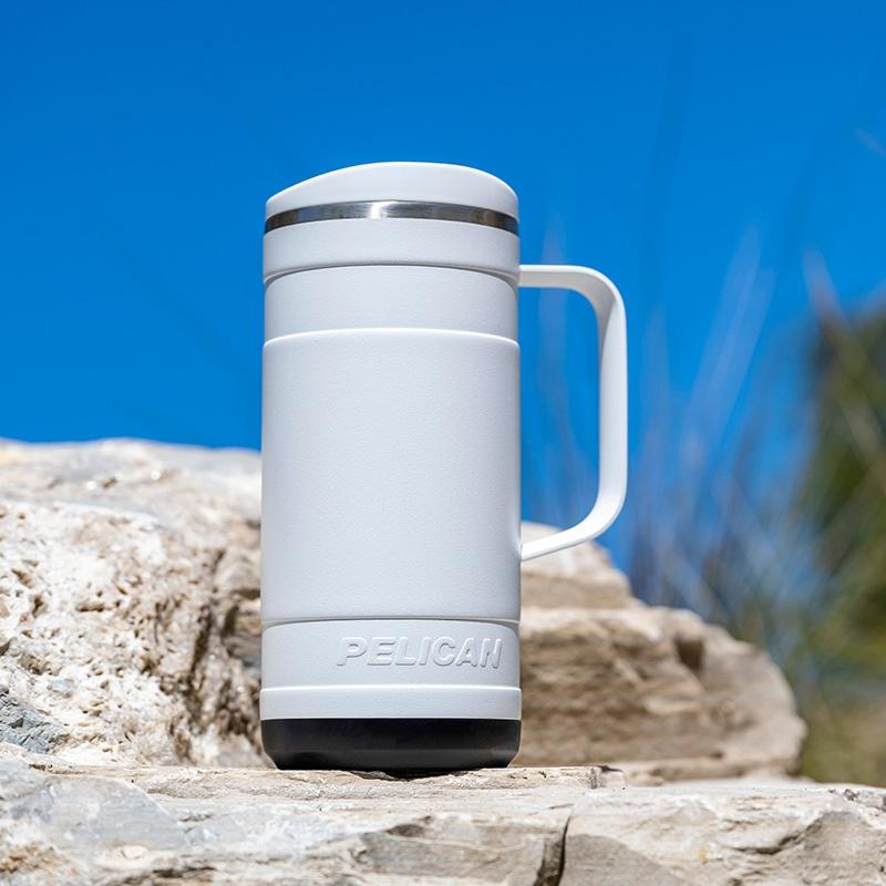 Pelican Ridge Travel Mug Recycled Steel Silicone Base - 18 oz - product view 20