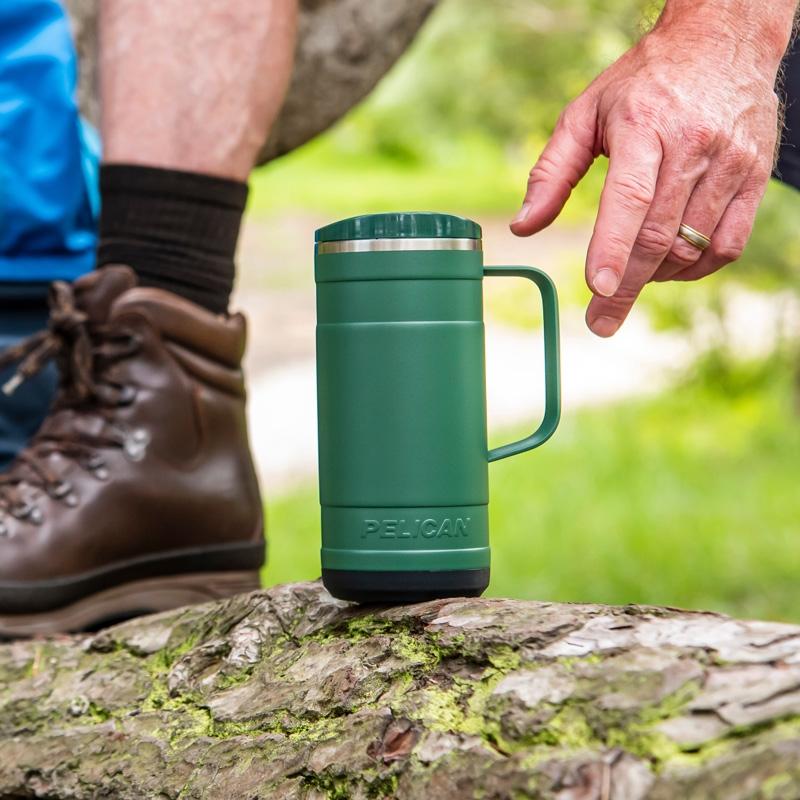 Pelican Ridge Travel Mug Recycled Steel Silicone Base - 18 oz - product view 22