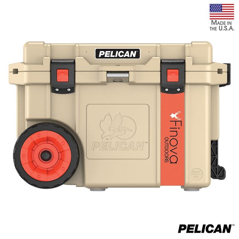 Pelican Elite Wheeled Cooler with Trolley - 45 qt