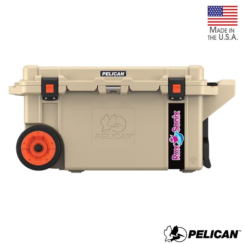 Pelican Elite Wheeled Cooler with Trolley - 80 qt