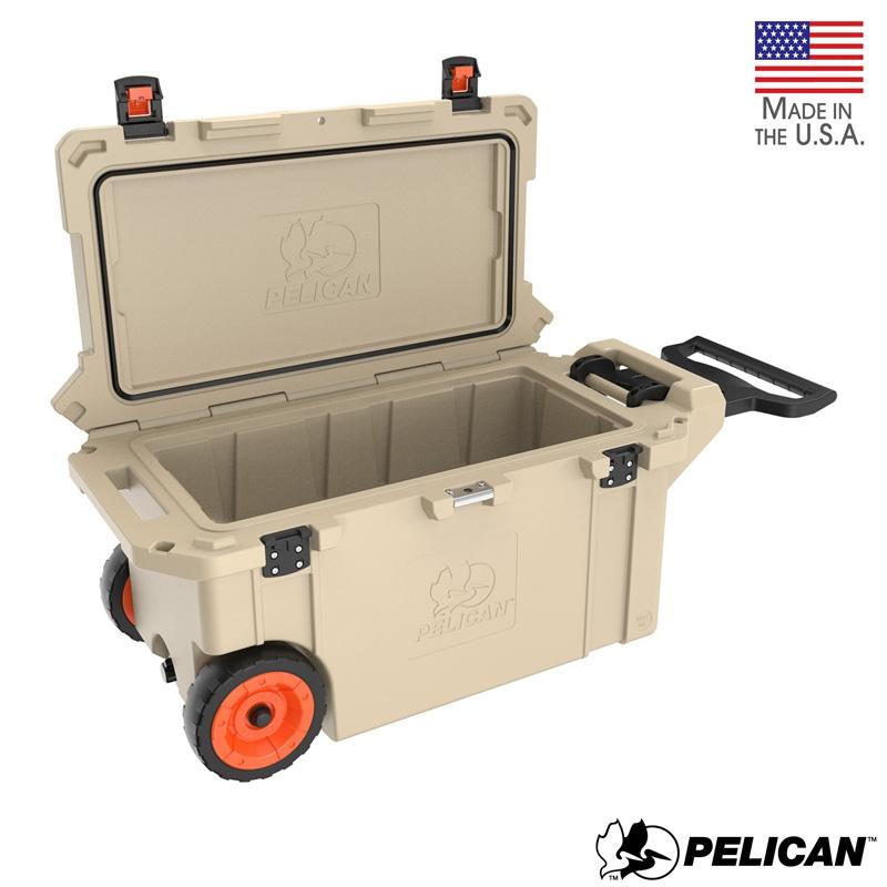 Pelican Elite Wheeled Cooler with Trolley - 80 qt - product view 2