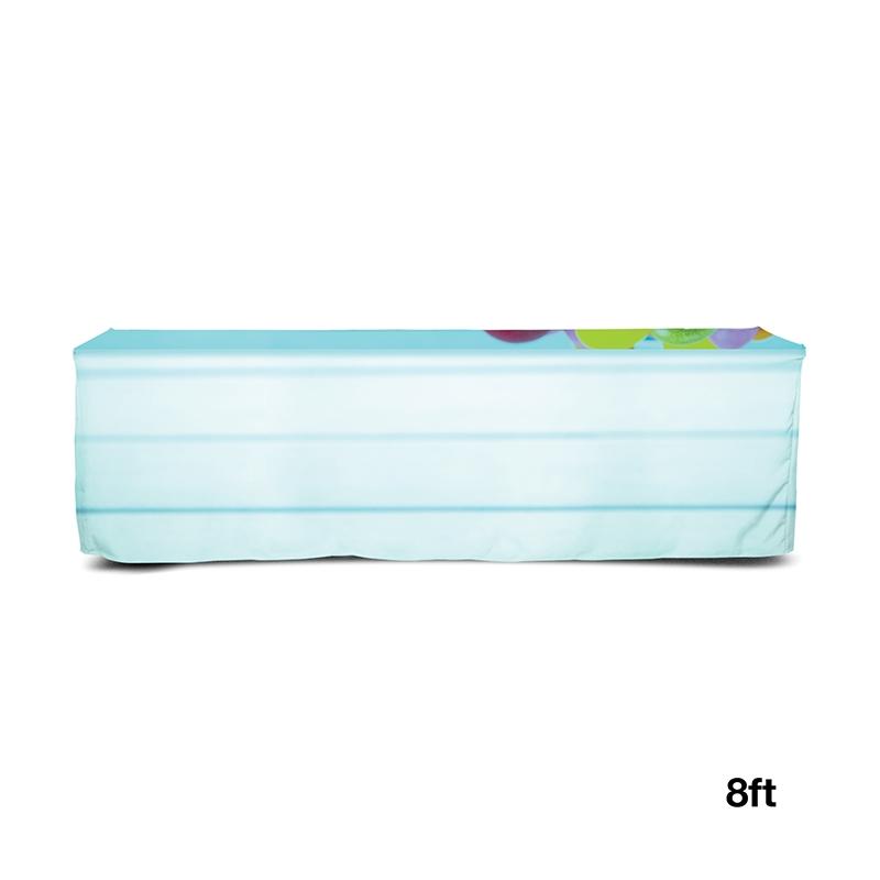 Table Cover Fitted Polyester Wrinkle-Resistant - 8 ft - product view 3