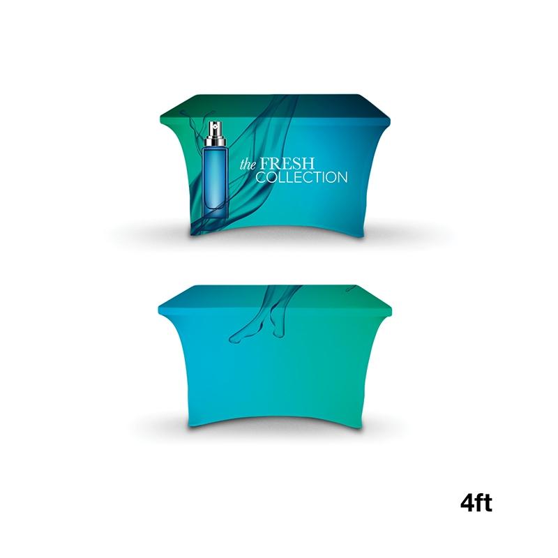 DisplaySplash 4' Stretch Table Cover - product view 1