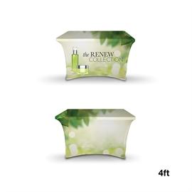 Table Cover Stretch RPET Recycled Polyester - 4 ft