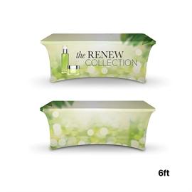 Table Cover Stretch RPET Recycled Polyester - 6 ft