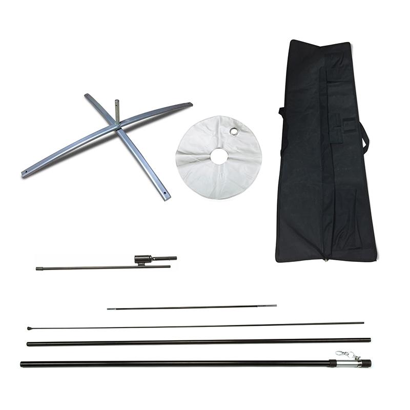 Custom Feather Flag Single-Sided Polyester - 15 ft - product view 2