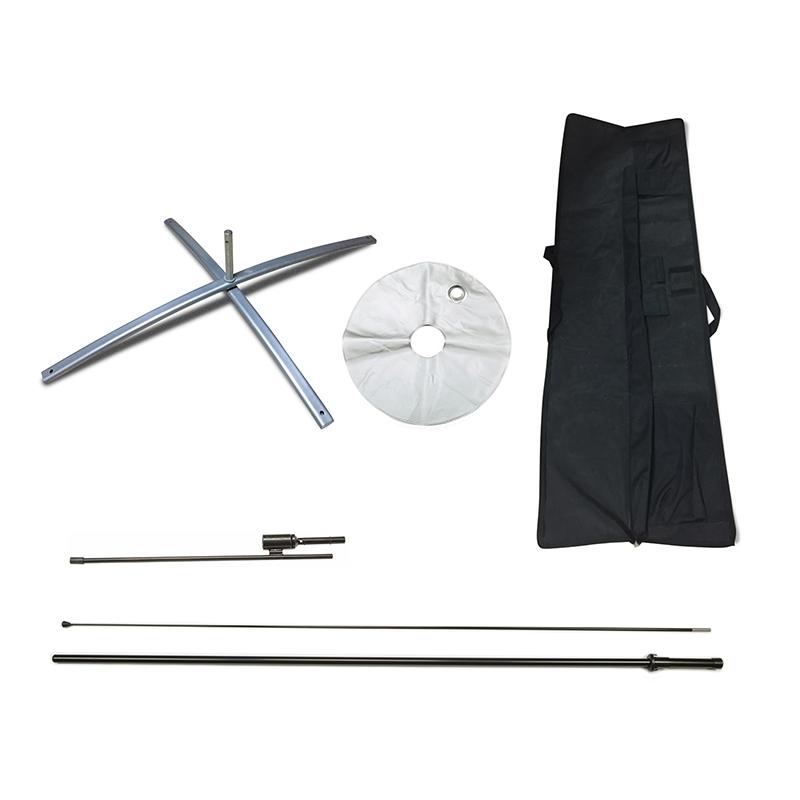 Custom Feather Flag Double-Sided Polyester - 9 ft - product view 2