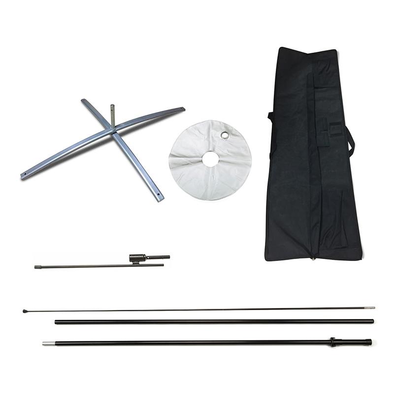 Custom Feather Flag Double-Sided Polyester - 13 ft - product view 2