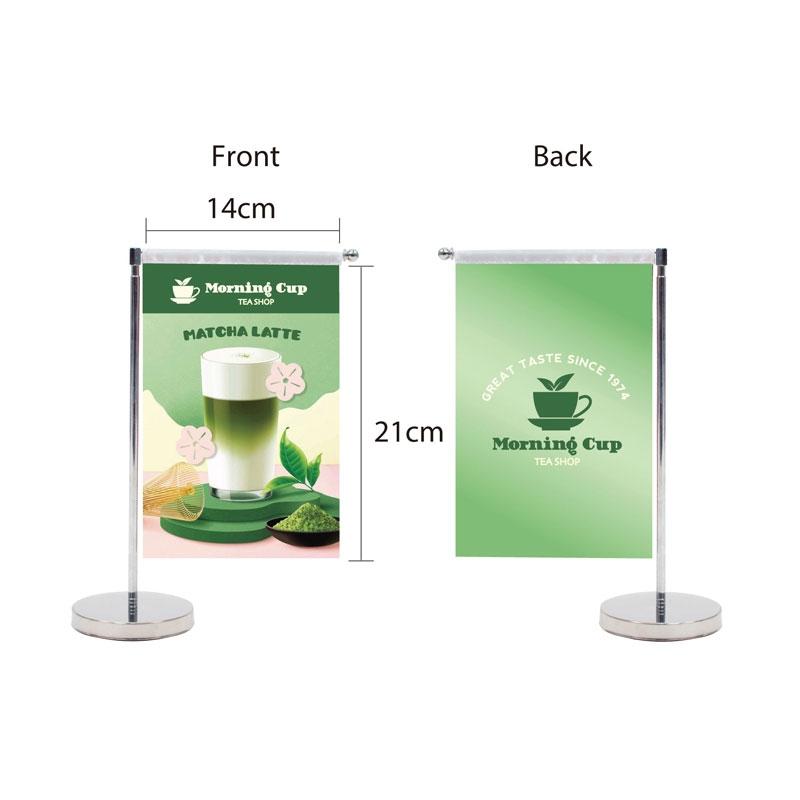 Tabletop Vertical Flag Double-Sided - 5.5 x 8.25 in - product view 2