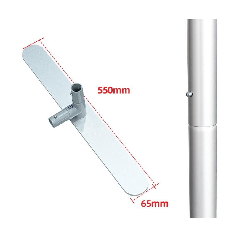 Banner Double-Sided Fabric Floor Stand - 31.5 x 89.75 in - product view 3