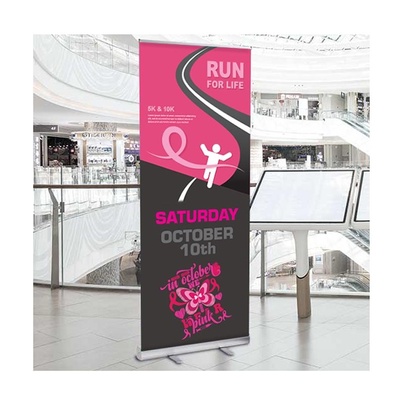 Banner Roll-Up Fabric Silver-Coated - 31.5 x 78.75 in - product view 5