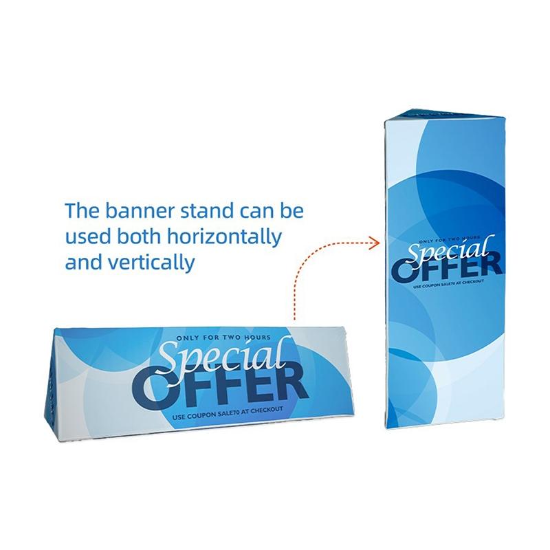 Sign Triangular Fabric Floor Display - 78 x 39 x 39 in - product view 9