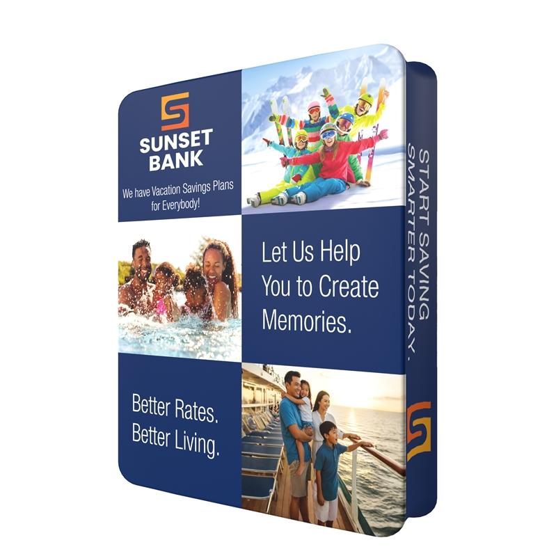 Banner Stand 3D Fabric Aluminum Frame - 78 x 96 x 15.75 in - product view 2