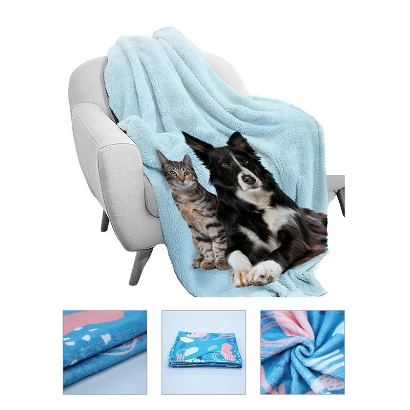 Blanket Flannel Polyester Machine Washable - 72 x 59 in