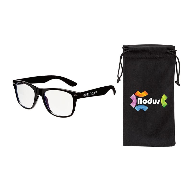 Blue Light Blocking Glasses with Pouch - 6 in