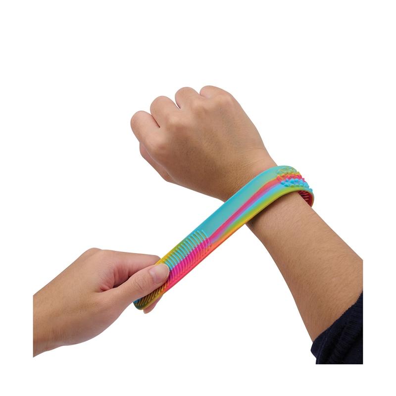 Tactile Fidget Slap Wristband Silicone - 9 in - product view 6
