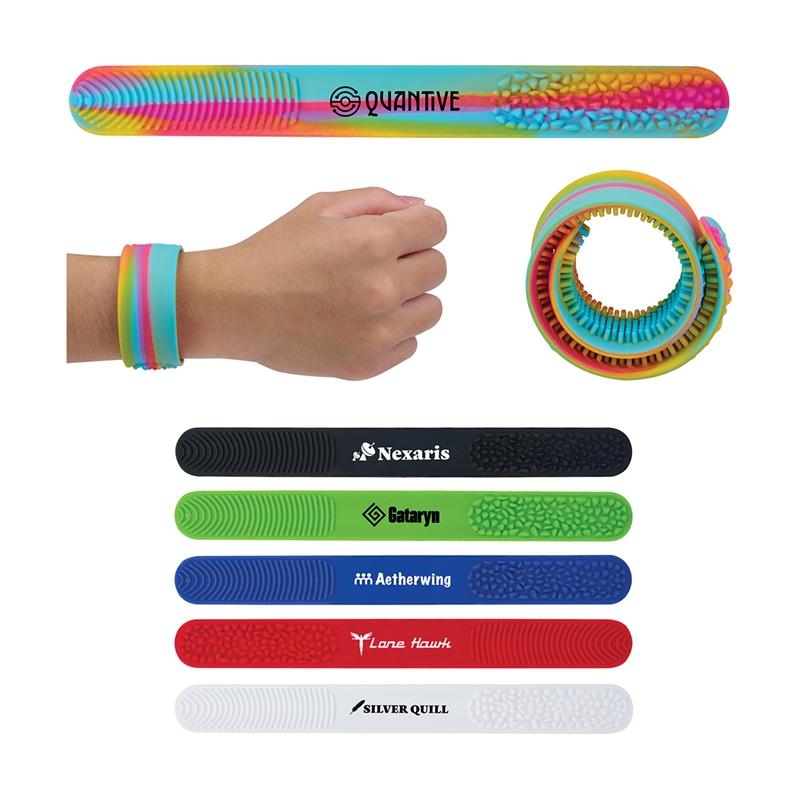 Tactile Fidget Slap Wristband Silicone - 9 in - product view 7