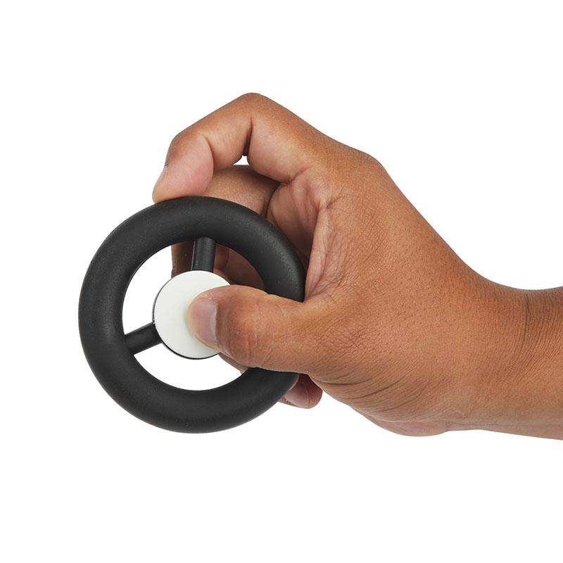 Silicone Fidget Spinner Squeezable Ring - 3 in - product view 2