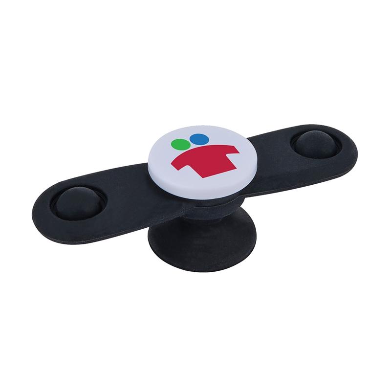 Fidget Spinner Push Pop Silicone with Suction Cup - 3.8 in - product view 3