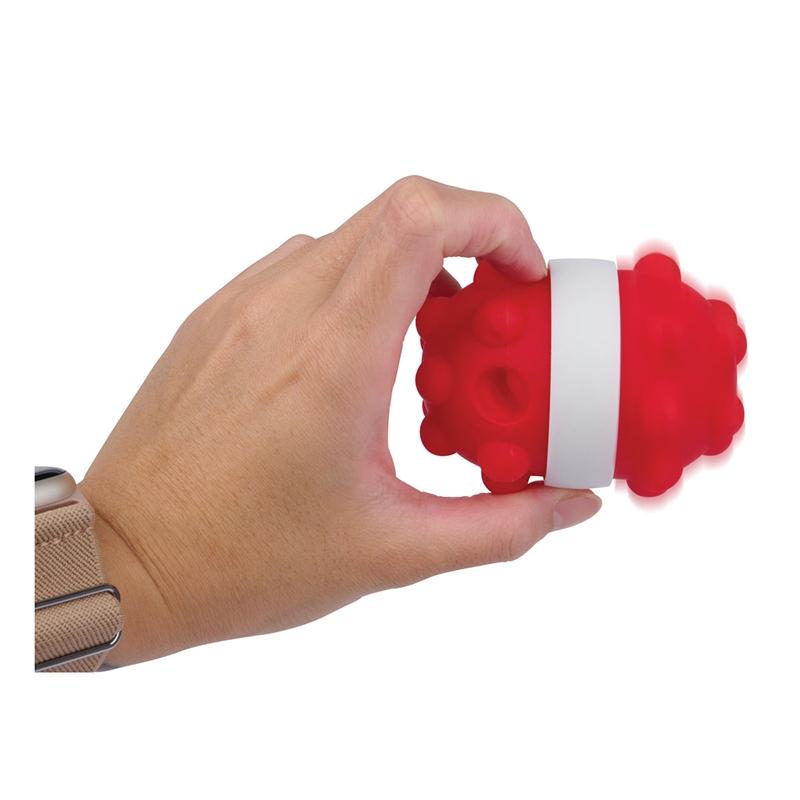 Fidget Spinner Double Push Pop Silicone - 3 x 2.2 in - product view 3