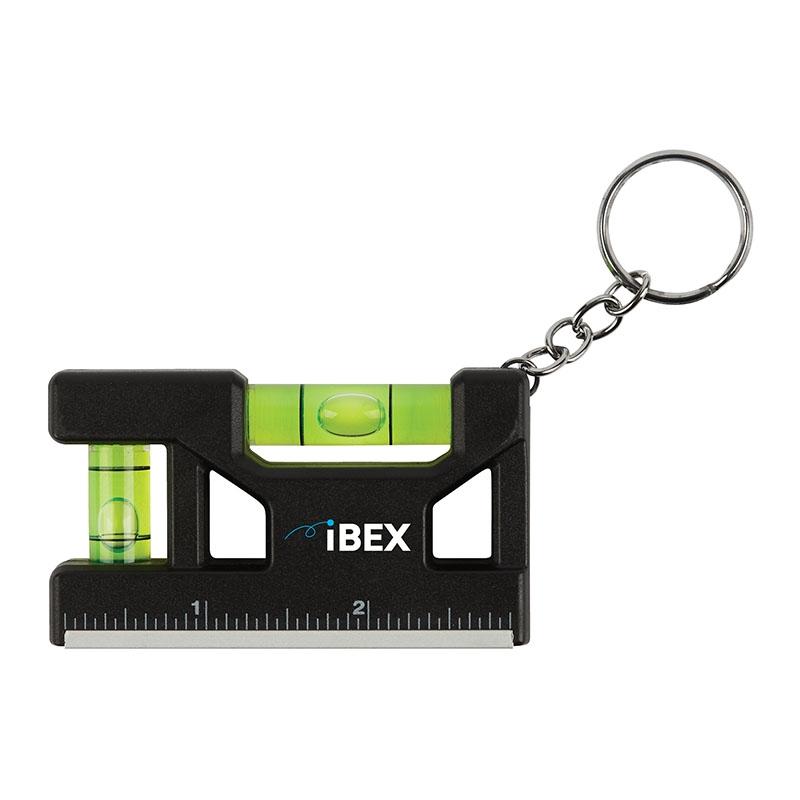 Level Keychain Mini Spirit with Ruler Magnetic Base - 3 in