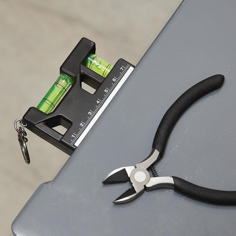 Level Keychain Mini Spirit with Ruler Magnetic Base - 3 in - product view 4