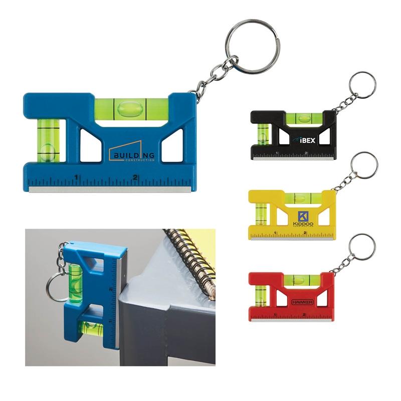Level Keychain Mini Spirit with Ruler Magnetic Base - 3 in - product view 5