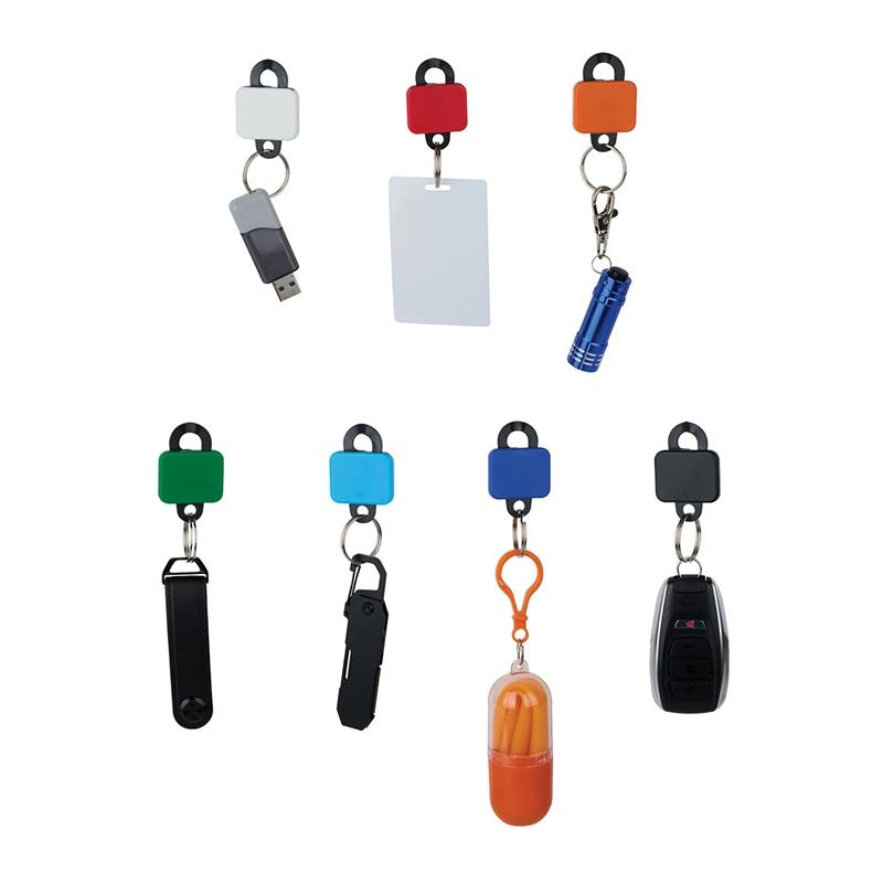 Keychain Clip Multi-Purpose Quick-Release PVC - 2.6 in - product view 3