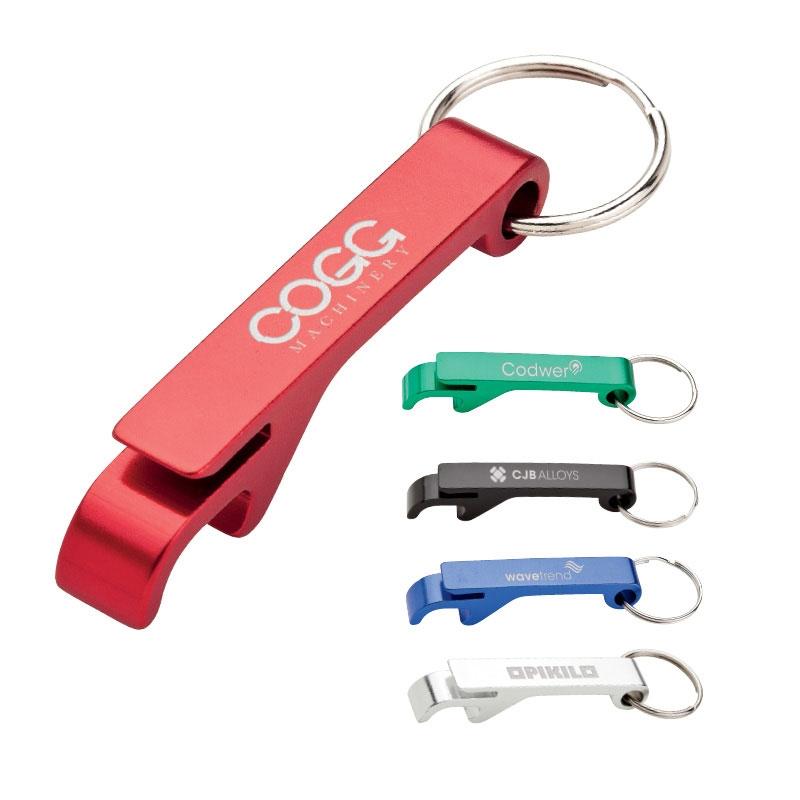 Bottle Opener Keychain Aluminum with Can Tab Lifter - 3.25 in - product view 5