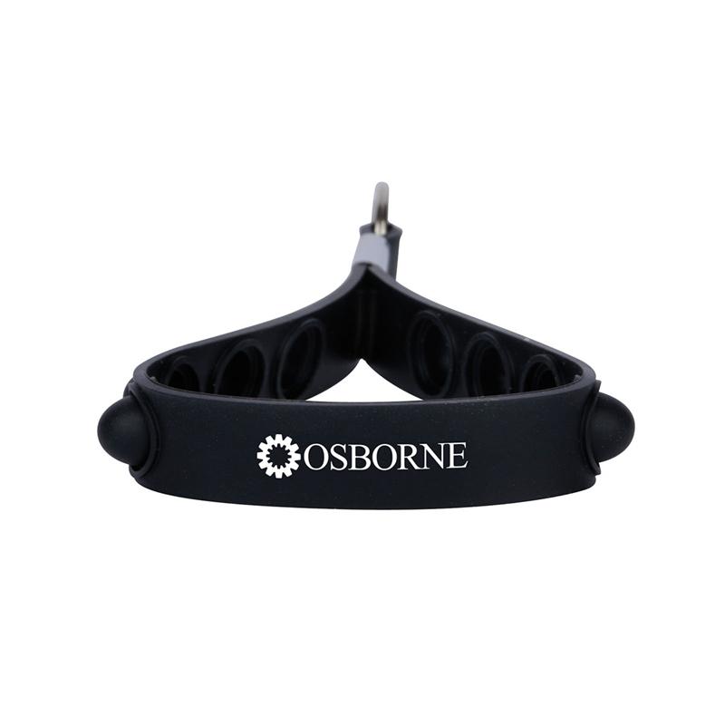 Keychain Wristlet Push Pop Silicone with Metal Ring - 6.4 in