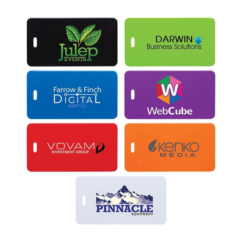 Luggage Tag Two-Color Glossy Paper with Mix Colors - 4.6 in - product view 4