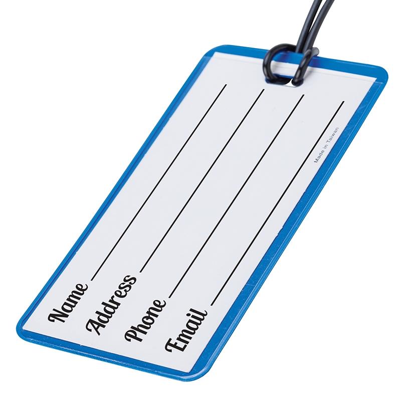 Luggage Tag Two-Color Glossy Paper with Mix Colors - 4.6 in - product view 5