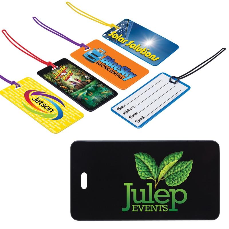 Luggage Tag Two-Color Glossy Paper with Mix Colors - 4.6 in - product view 6