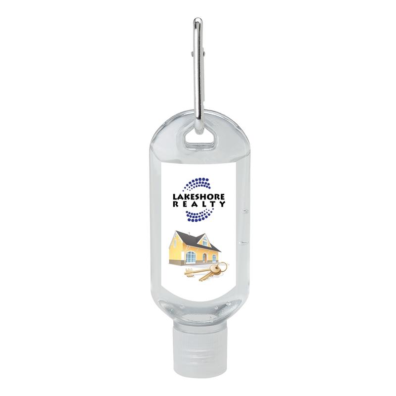 Hand Sanitizer with Aluminum Carabiner Citrus Scent - 1 oz