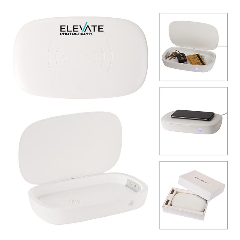 UV Sanitizing Station with Wireless Charger - 8 x 5 in - product view 9