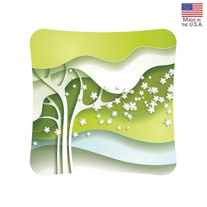 Microfiber Cleaning Cloth Recycled RPET - 8 x 8 in - product view 5