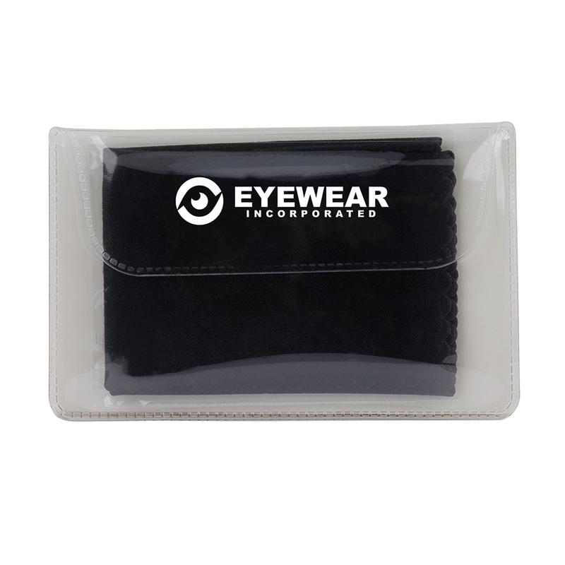 Cleaning Cloth RPET with PVC Pouch Travel - 6 x 6 in