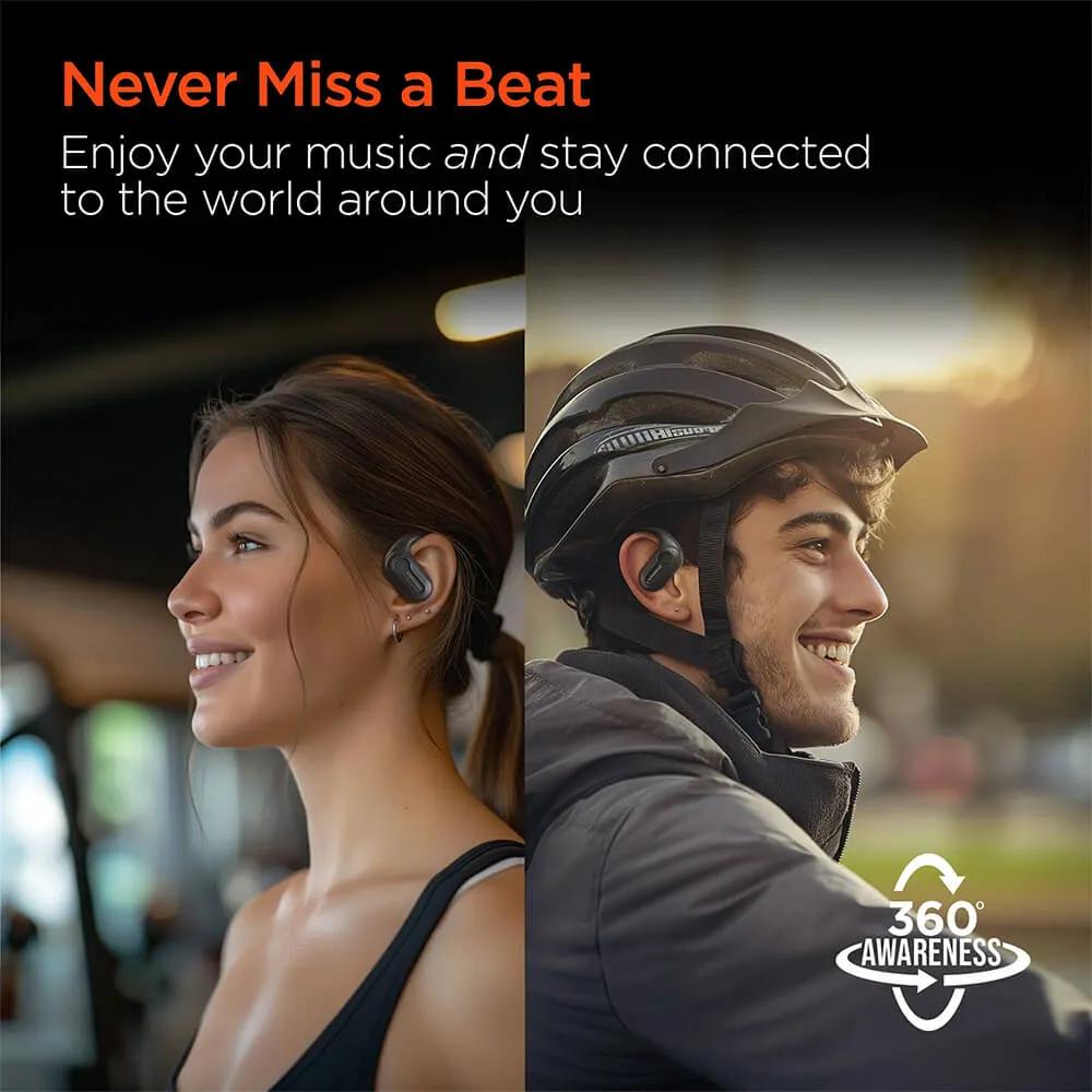 Wireless Earbuds Open-Ear with Flexible Hooks - 3.25 in - product view 4